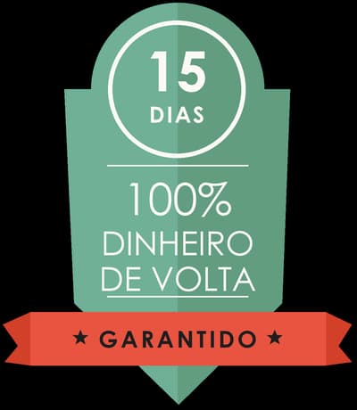 Selo de garantia de 15 dias